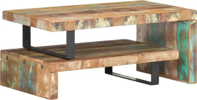 Produktbild von vidaXL 2-tlg. Couchtisch-Set Recyceltes Massivholz