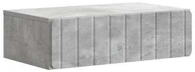 Produktbild von vidaXL Wandmontierter Beistelltisch Betongrau 59 x 34,5 x 17 cm