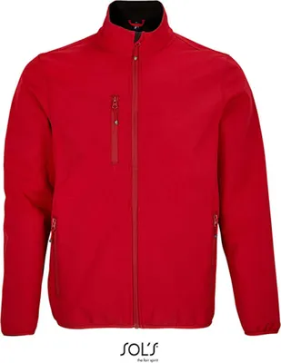 Produktbild von SOLs 03827 | MenŽs Falcon Zipped Herren Softshell Jacket - Farbe: Pepper Red - Größe: XL