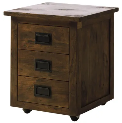 Produktbild von MASSIVMOEBEL24.DE Rollcontainer Mango 50x50x60 braun lackiert RAILWAY #4003