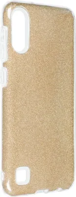 Image de Coque König Design compatible avec le Samsung Galaxy A10, en plastique souple, de couleur or
