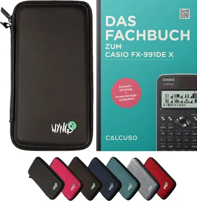 Produktbild von CALCUSO Zubehör Standardpaket Schwarz kompatibel für Taschenrechner Casio FX-991DE X