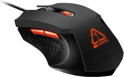 Produktbild von CANYON Star Raider GM-1 RGB Gaming-Maus, 6 Tasten, kabelgebunden, Schwarz