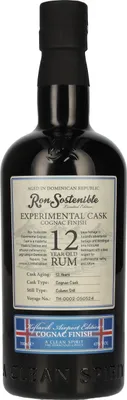 Image de Ron Sostenible 12 Years Old Experimental Cognac Cask 43% Vol. 0,7l