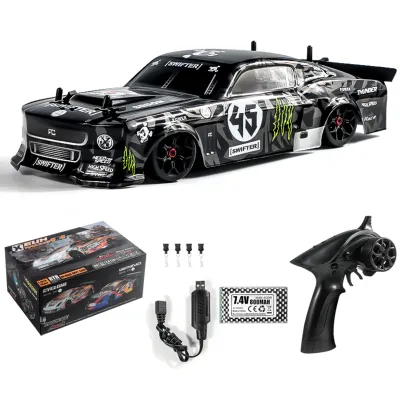 Produktbild von RC Drift Car 1/18 RC Car 2,4 GHz 4WD 30 km/h Vysokorychlostní RC závodní auto pro děti Děti Chlapci Dárek RTR 3 baterie