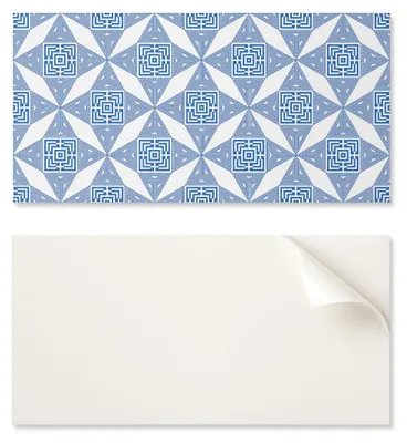 Obrázek produktu pro Samolepicí vinylová deska s potiskem pro koupelnu, rozměry 100 x 50 cm, geometrický vzor