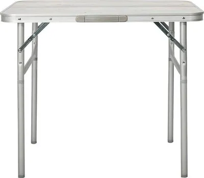 Image de Table de camping pliable en aluminium avec plateau en MDF pour l'extérieur