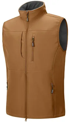 Produktbild von Softshellweste Herren Softshellweste Outdoorweste - Wasserdicht - Winddicht - Ärmellos
