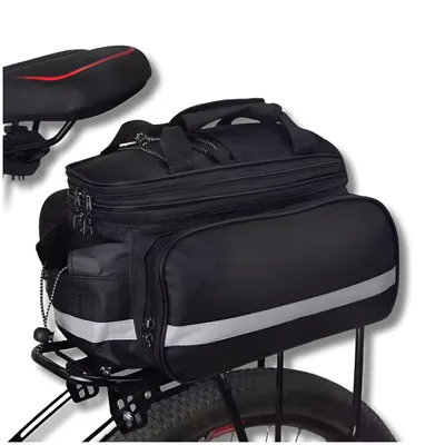 Produktbild von Gepäckträgertasche – Wasserdichte & reflektierende Fahrradtasche 15–30L mit Tragegriff Schultergurt Regenschutz & erweiterbaren Fächern Mehrere Fächer