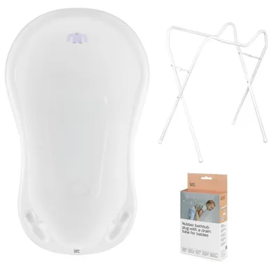 Immagine prodotto di Vasca per bambini, telaio, scarico - bianco