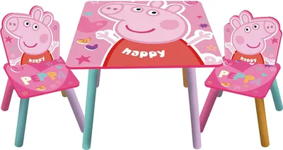 Produktbild von Peppa Pig Set Stuhl Rosa  Rosa One Size