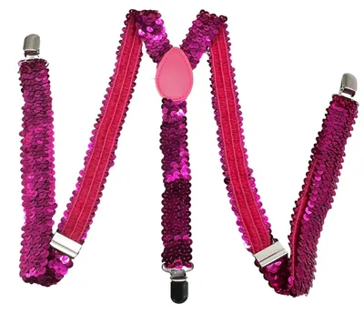 Productafbeelding van Solidchoice - Elastische Bretels voor Heren en Dames met Pailletten
