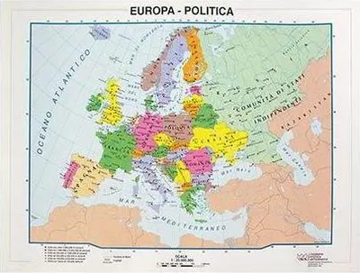Produktbild von CWR 09344 Landkarte Ganz Europa