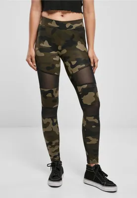 Obrázok produktu pre Urban Classics Dámske legíny Camo Tech Mesh Legíny Wood Camouflage/Black-S