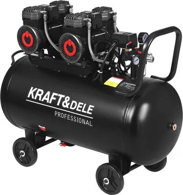 Obrázok produktu pre Bezolejový kompresor, 100L, 2x2200W | KD4083