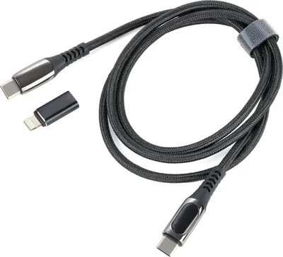 Zdjęcie produktu dla TROIKA CBL10/BK, 1 m, USB C, USB C/Lightning, Czarny