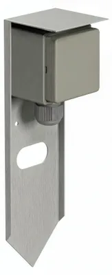 Image de ledscom.de : Prise extérieure pour poteau, avec borne de terre, indice de protection IP44