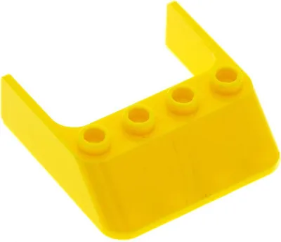 Produktbild von 1x Lego Windschutzscheibe 4x4x1 gelb Cockpit Set 3181 4568162 6238