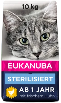 Image de Eukanuba Cat Steri. 10 kg