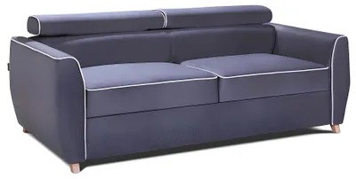 Produktbild von Sofa 3 Sitzer Couch Design Polster Modern Textil Stoff Bettfunktion Dreisitzer