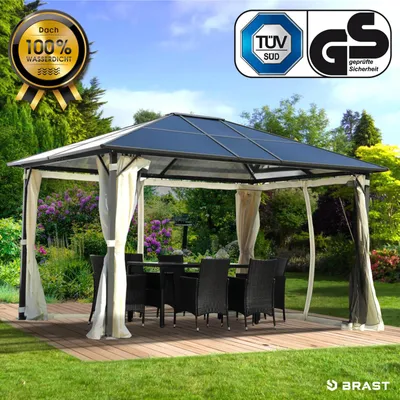 Produktbild von Alu-Pavillon SUMMERDREAM 3x4m beige