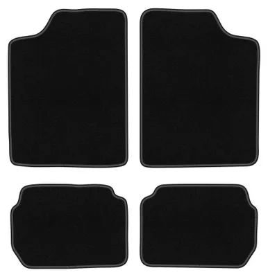 Obrázok produktu pre Plstené autokoberce pre: Suzuki Swift II 1988-2004 (hatchback/sedan) – sada 4 ks, čierne, na mieru – Wielganizator BASIC