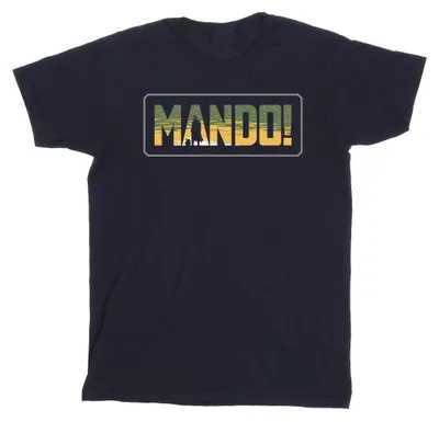 Obrázok produktu pre Star Wars - Pánske tričko "The Mandalorian" BI47448 (S) (námornícka modrá)