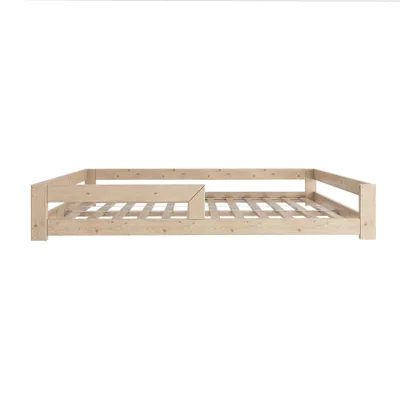Produktbild von Need Sleep Kinderbett Bodenbett 120x190 cm mit Rausfallschutz aus Fichtenholz