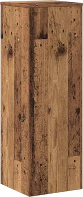 Obrázek produktu pro vidaXL Stojan na rostliny vzhled starého dřeva 33x33x100 cm materiál na bázi dřeva