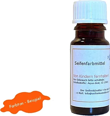 Produktbild von Orange 10ml: flüssige, wasserlösliche Lebensmittel-Farbe