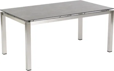 Produktbild von Sonnenpartner Gartentisch Base 160x90 cm Edelstahl Tischsystem wählbare Platte