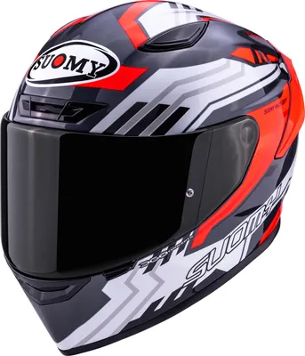 Immagine prodotto di Casco Suomy Track-1 Framework, antracite/bianco/rosso, XL (61/62)