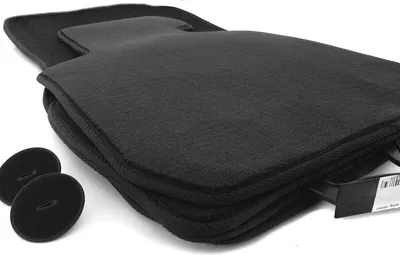 Image de Tapis de sol pour BMW Série 3 E92 Coupé Tapis de sol en velours qualité d'origine 4 pièces noir