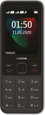 Produktbild von Nokia 150, Balken, Dual-SIM, 6,1 cm (2.4"), Bluetooth, 1020 mAh, Schwarz