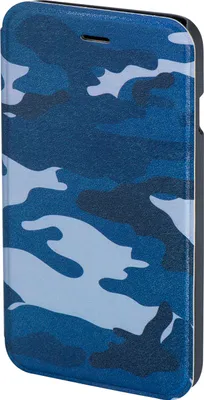 Immagine prodotto di Custodia a portafoglio HAMA DesignLine per iPhone 6/6S, blu mimetico