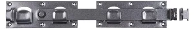 Produktbild von Alberts DURAVIS® Doppeltorüberwurf | schwarzdiamant duplexbeschichtet | Größe 423 x 70 mm