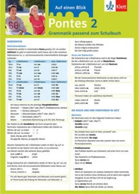 Obrázek produktu pro Pontes 02 Grammatik passend zum Schulbuch