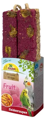 Produktbild von JR Farm Birds Protein-Birdys Fruit Seidenraupen 150 g - 7 Stück