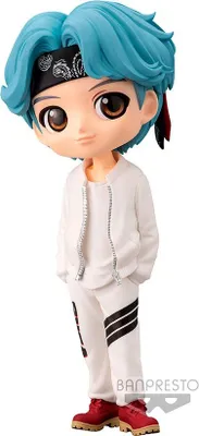 Produktbild von Bt21 Bts Tiny Tan Suga Mic Drop Qposket Figur Weiß  Weiß One Size