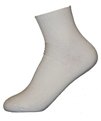 Image de 8 paires de chaussettes de bien-être pour femmes, riches en coton, en noir ou en blanc, couleur : blanc ; taille : 35-38