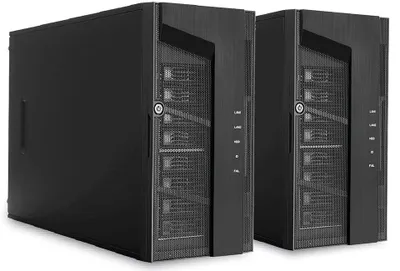 Immagine prodotto di SERVERline T30352r *Collax HA-Edition*, torre, processore AMD EPYC™ 4124P / fino a 5,10 GHz, 32 GB DDR5, Avago 9560-8i, 2 x 960 GB SSD, 4 x RJ45 (2 x 10 Gb/s e 2 x 1 Gb/s), Collax V-Bien Pro (configurazione per server)