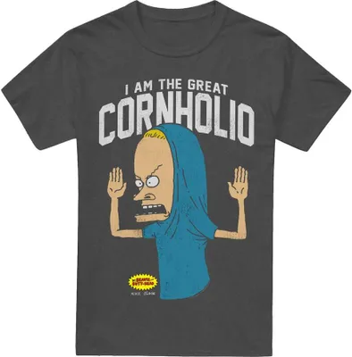 Image de Beavis & Butthead - "Cornholio" T-shirt Homme/Femme Unie TV18307 (L) (Charbon de bois)