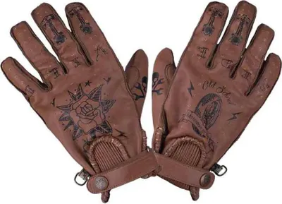 Produktbild von By City Second Skin Tattoo Ii Handschuhe Braun M Mann Braun M