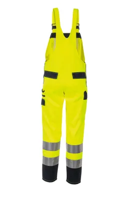Produktbild von Planam Warnschutz Latzhose zweifarbig Gr. 70 gelb/marine