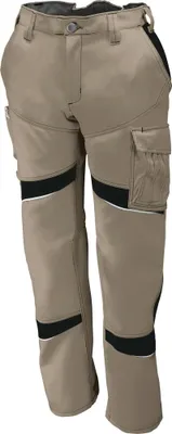 Produktbild von Kübler Damen-Hose ACTIVIQ 2550 sand-braun/schwarz Größe 54