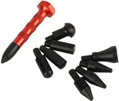 Imagen del producto de Herramienta de extracción de abolladuras, con 9 ventosas - para reparaciones de daños por granizo - Herramienta profesional para automóviles, motores y reparaciones
