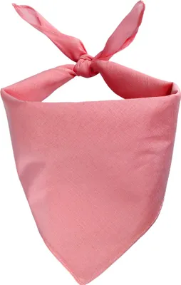 Produktbild von Bandana Tuch einfarbig rosa quadratisches Kopftuch