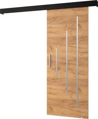 Produktbild von MEBLE KRYSPOL  Schiebetürsystem SALWADOR Y mit Schienenabdeckung, Einbautüren, 90x204cm, Handwerk Gold