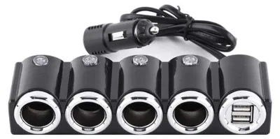 Produktbild von Pni Sbr04 Kfz-zigarettenanzünder-splitter 12v- 24v Schwarz One Size / EU Plug 220V Schwarz One Size