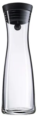 Productafbeelding van WMF Basic waterkan van glas, 1 liter, glazen kan met deksel, deksel van siliconen